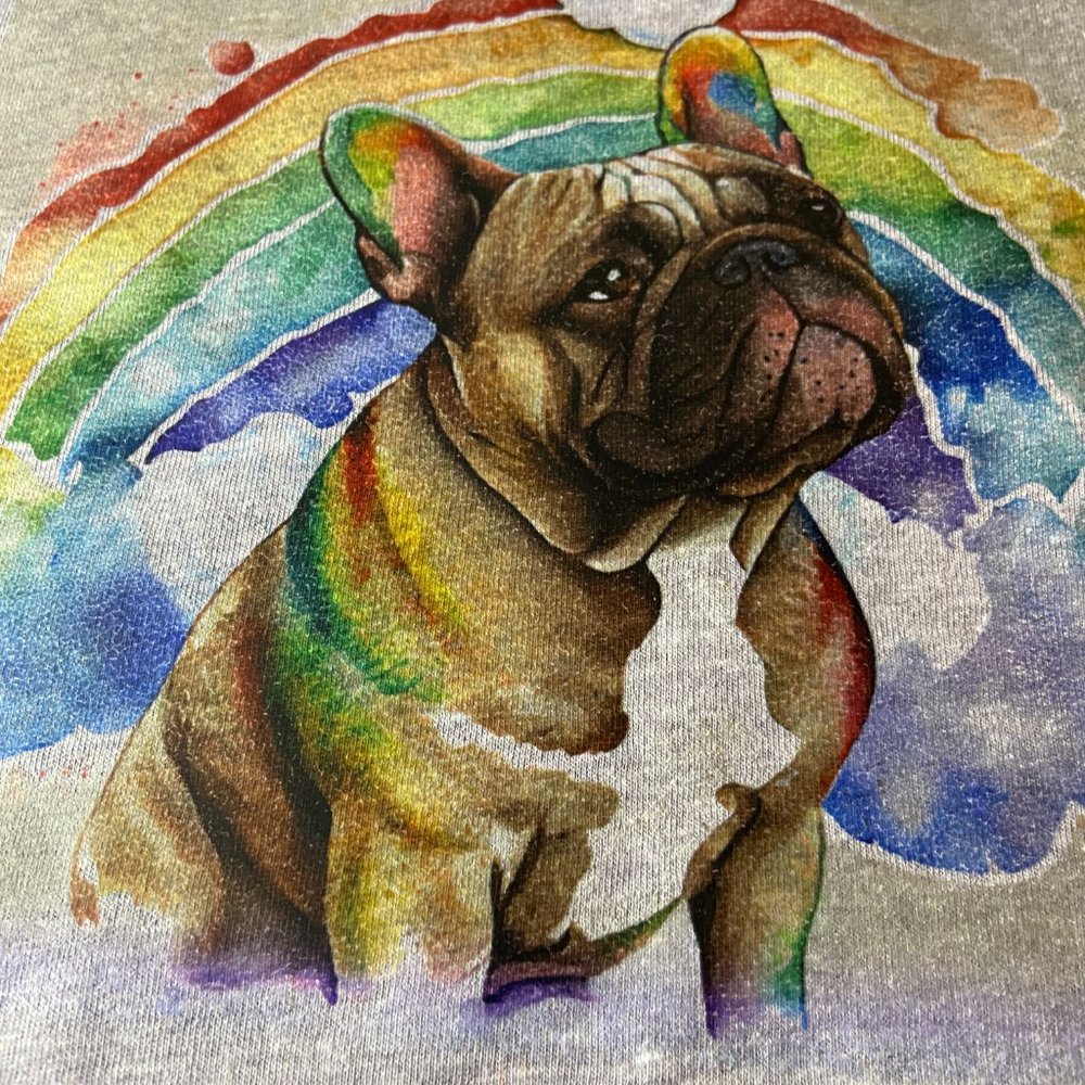 Dog Lovers! Frenchie Tank Top, NWT Multi Colored